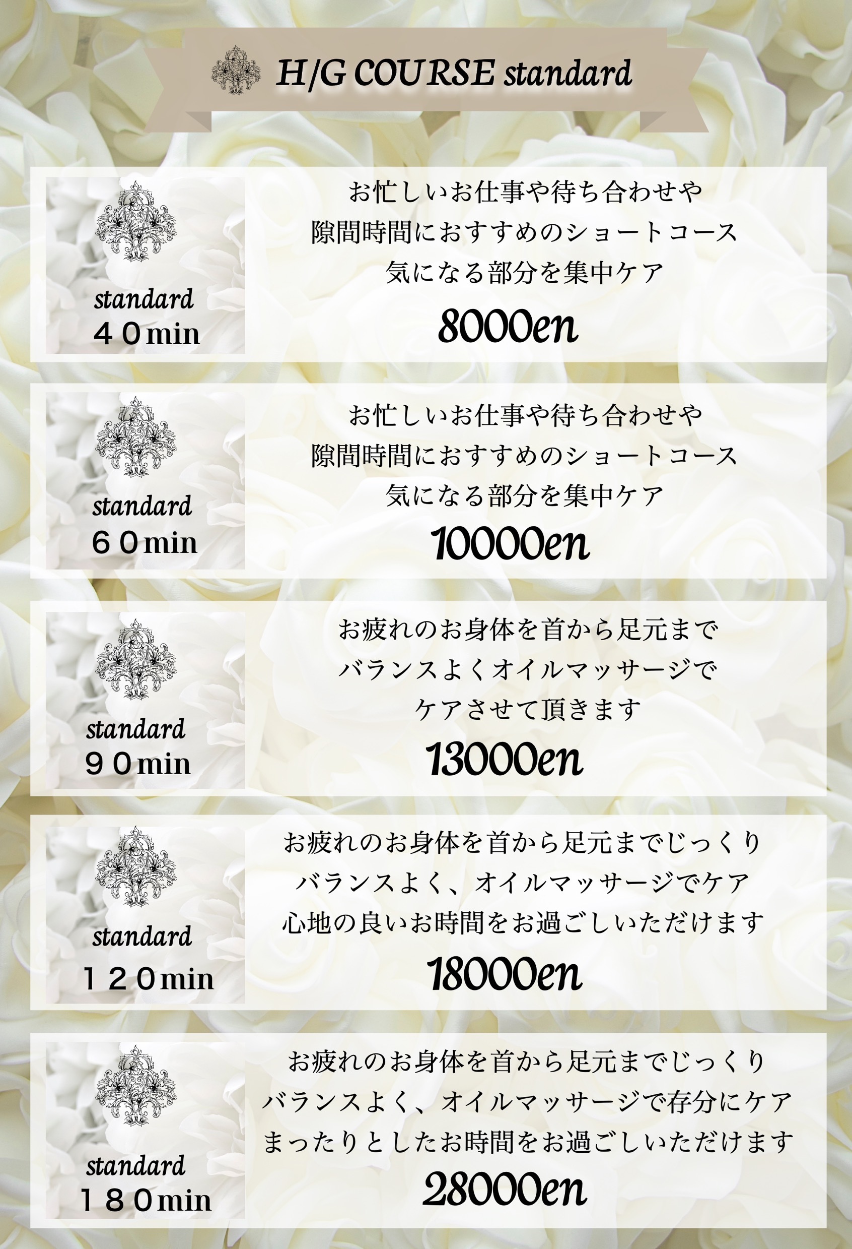 H/Gcourse standard
